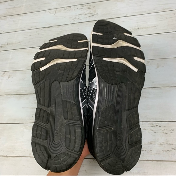 Asics Gel Nimbus 21 Black Silver Athletic Shoes FlyteFoam - Picture 8 of 16